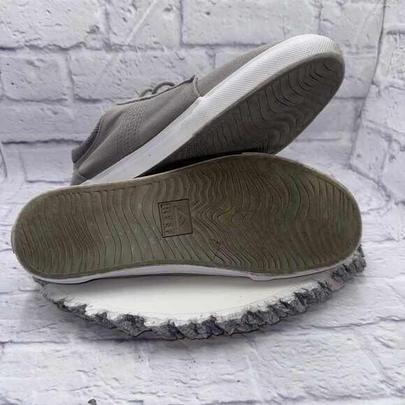 Men's Reef Ridge Trainers Skate Casual Canvas Lace Up Shoes RF003314 Size 13 - Picture 12 of 12